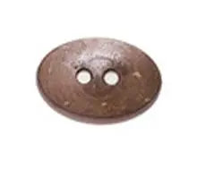 Article KK00132: an oval two-hole coconut button