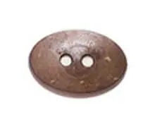 Article KK00132: an oval two-hole coconut button