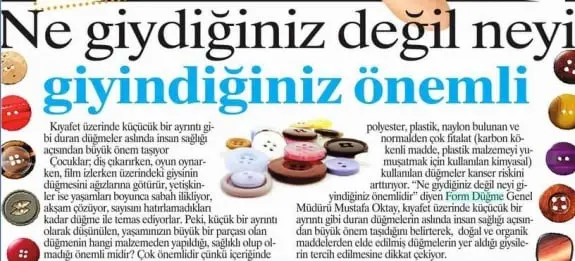 Haberin taranmış hali: Ne giydiğiniz değil, neyi giyindiğiniz önemli /Güneş Gazetesi