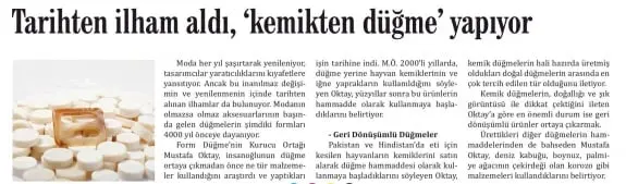 Haberin taranmış hali: Tarihten İlham Aldı /Küresel Ana Haber