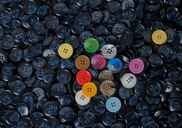 Urea buttons in many colours