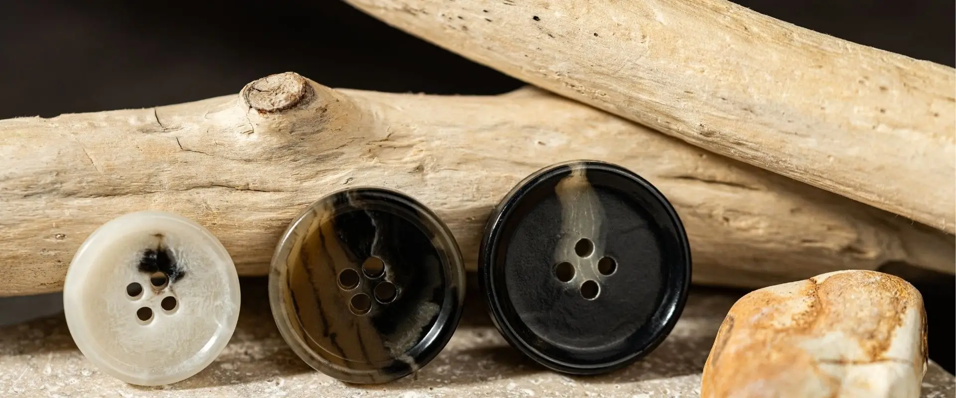 Urea buttons, product photograph